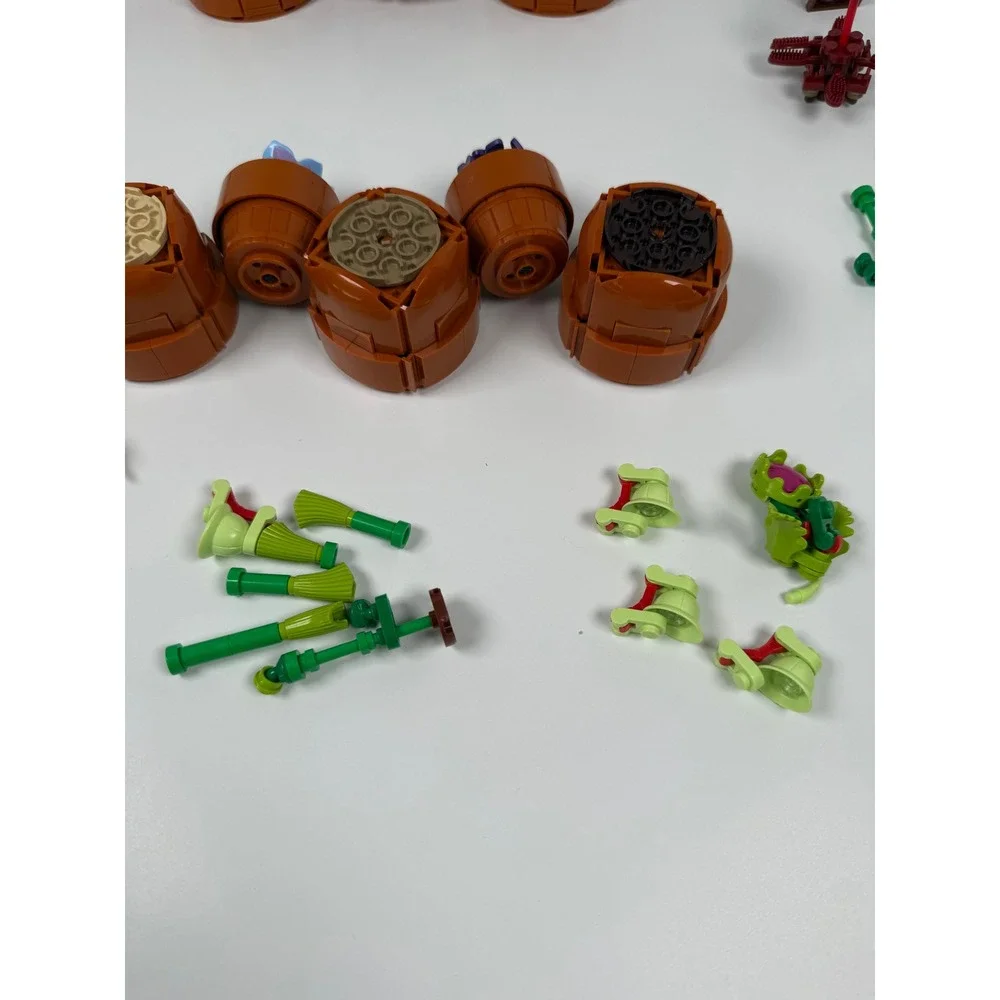 LEGO Flower Plants Brown Pots Multi 10329 Botanical Collection Incomplete As Is